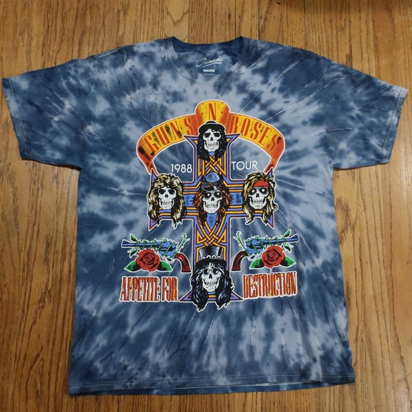 Bravado Other - Guns N Roses 1988 Tour Tie Dye Shirt. Men's size L